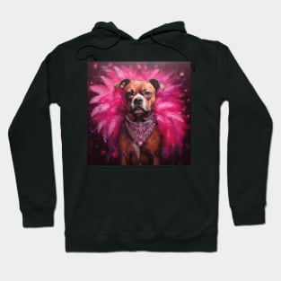 Staffy Feather Hoodie